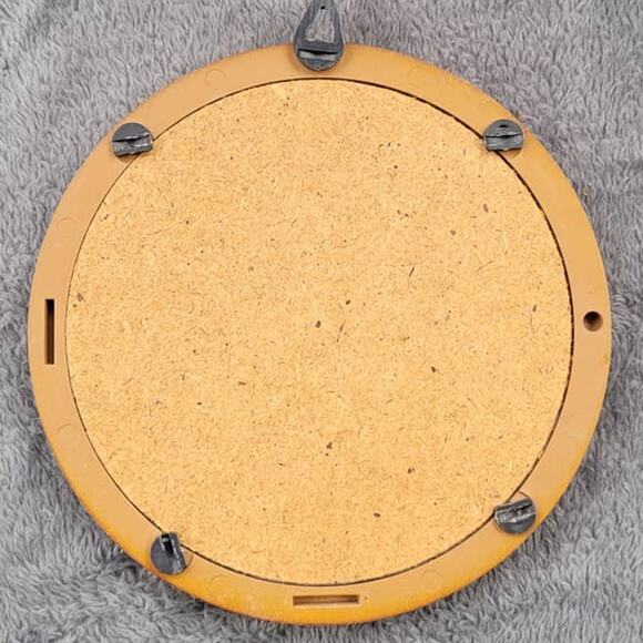 Vintage Round Framed Print Boy Girl Children Cottage Farm - Picture 3 of 3